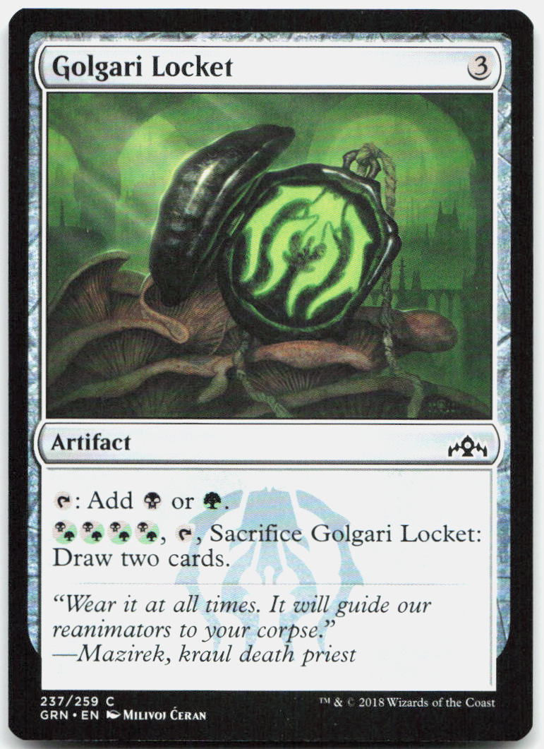 Golgari Locket NM C Guilds of Ravnica 237