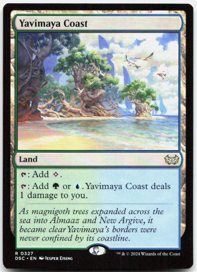 Yavimaya Coast NM R Commander: Duskmourn: House of Horror 327