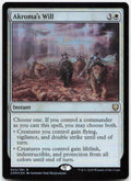 Akroma's Will NM Foil R Commander Legends 3