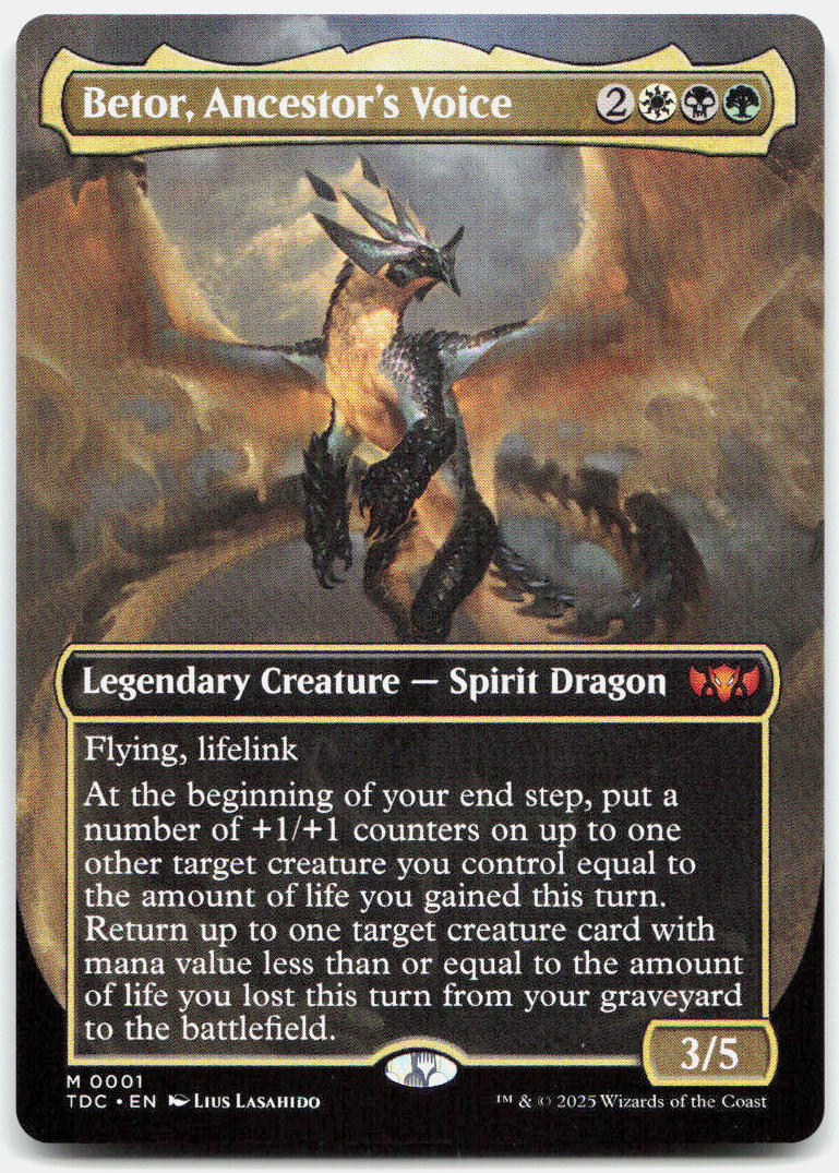 Betor, Ancestor's Voice (Borderless) NM M Commander: Tarkir: Dragonstorm 1
