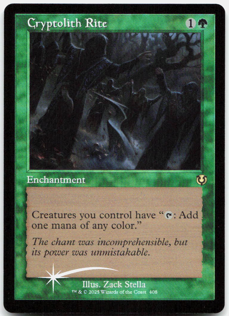Cryptolith Rite (Retro Frame) NM Foil R Innistrad Remastered 408