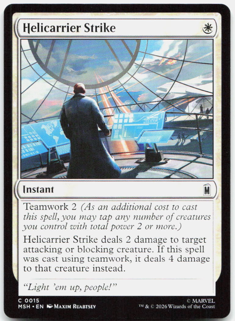 Helicarrier Strike NM C Marvel Super Heroes 15