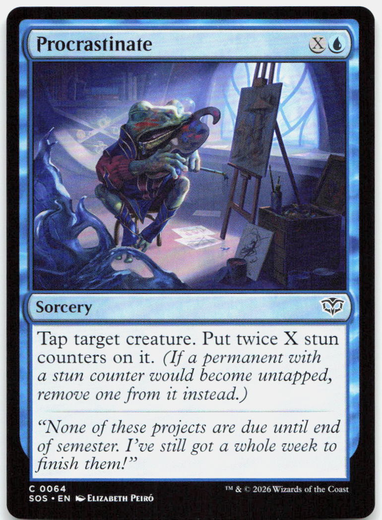 Procrastinate NM C Secrets of Strixhaven 64