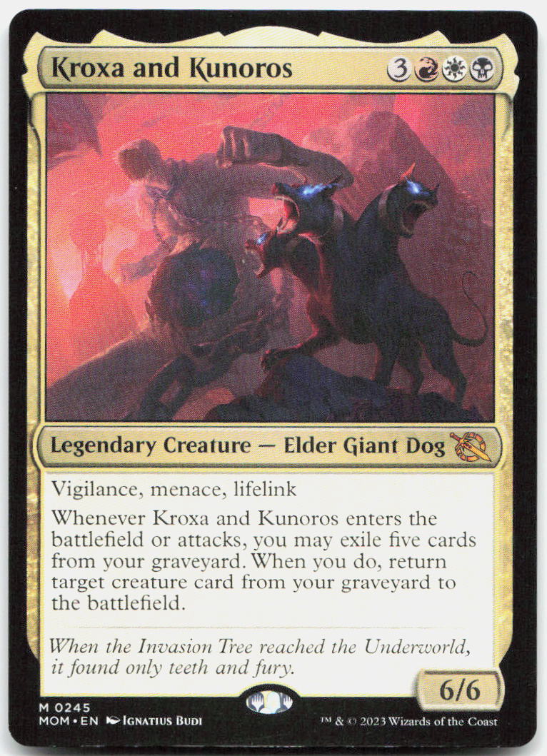 Kroxa and Kunoros NM M March of the Machine 245