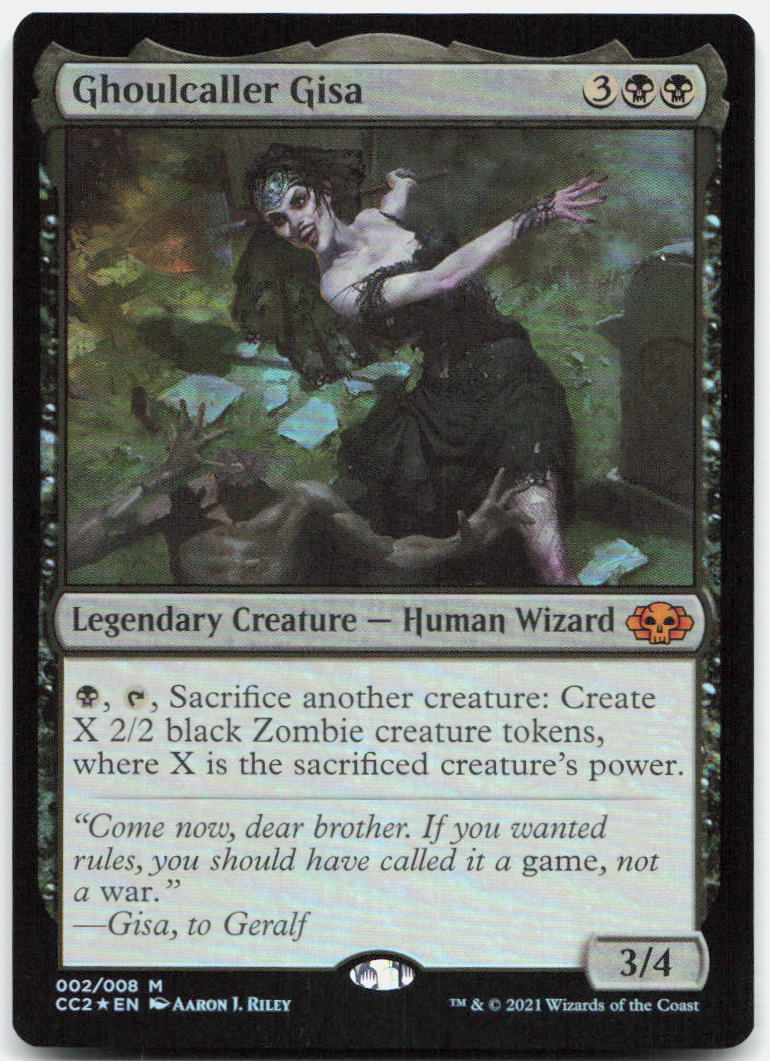 Ghoulcaller Gisa NM Foil M Commander Collection: Black 2