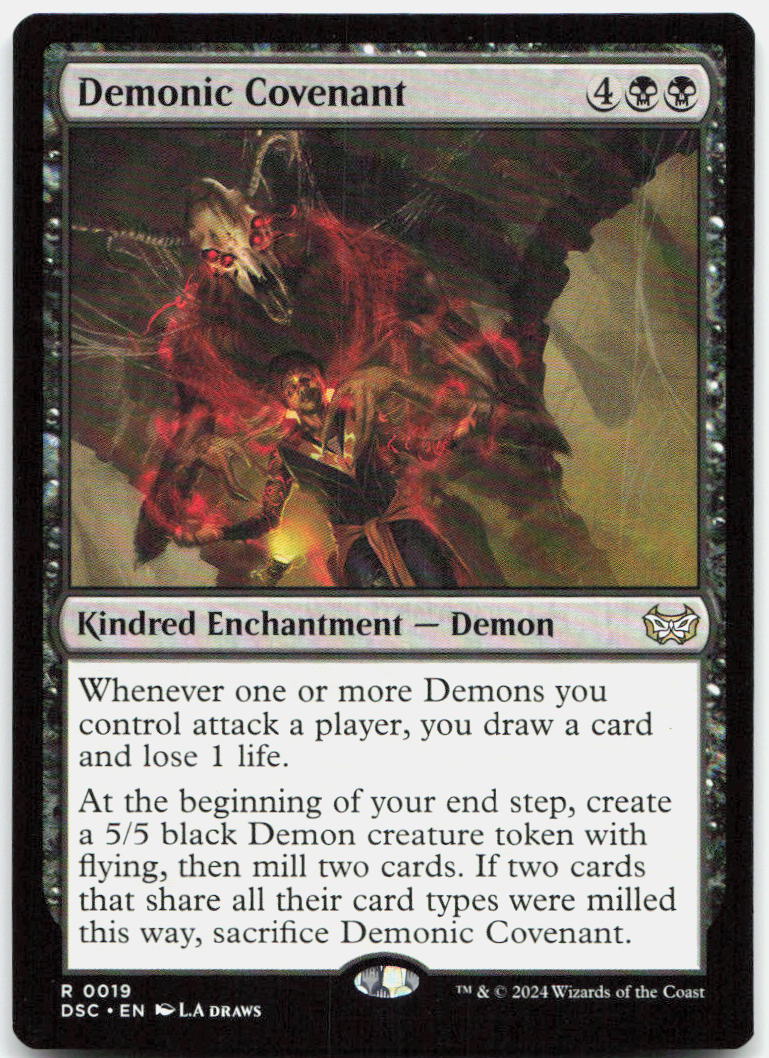 Demonic Covenant NM R Commander: Duskmourn: House of Horror 19