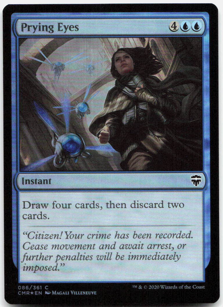 Prying Eyes NM Foil C Commander Legends 86