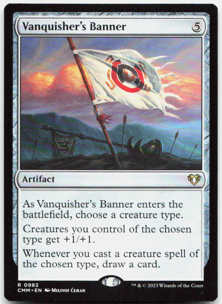 Vanquisher's Banner NM R Commander Masters 982