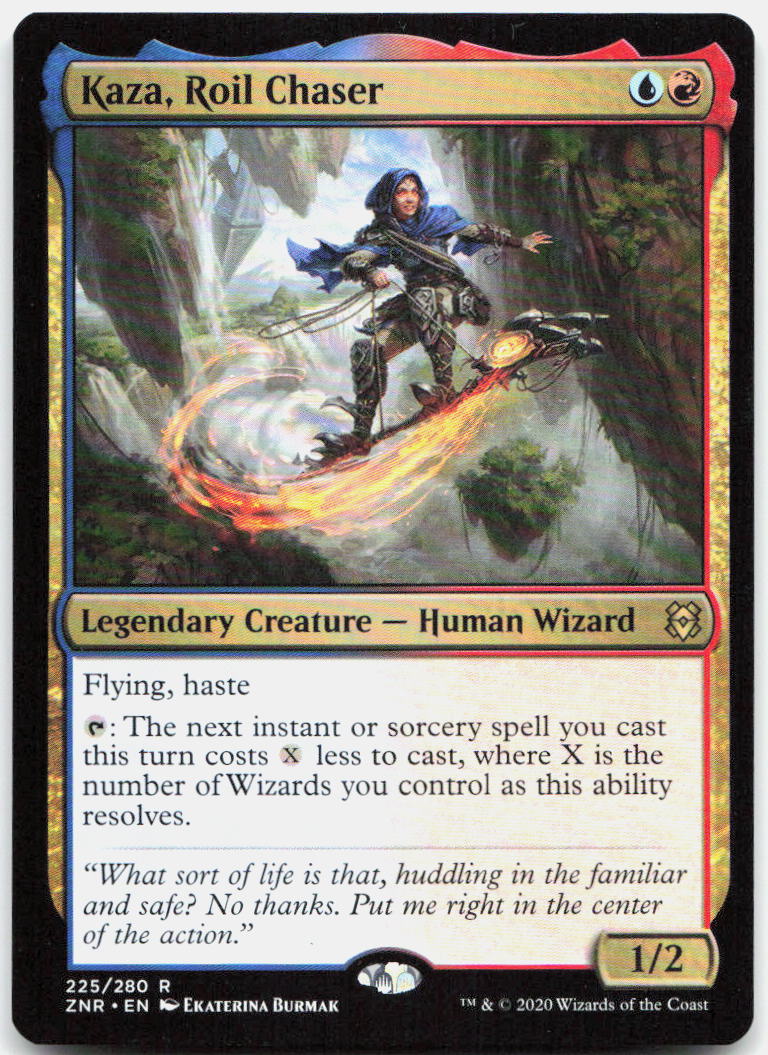 Kaza, Roil Chaser NM R Zendikar Rising 225