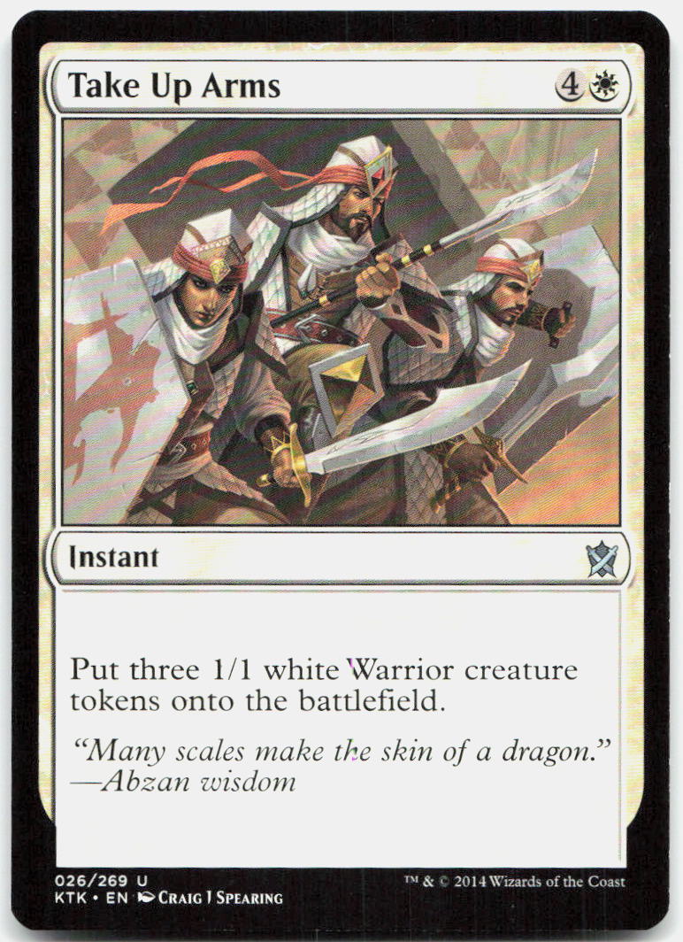 Take Up Arms NM U Khans of Tarkir 26
