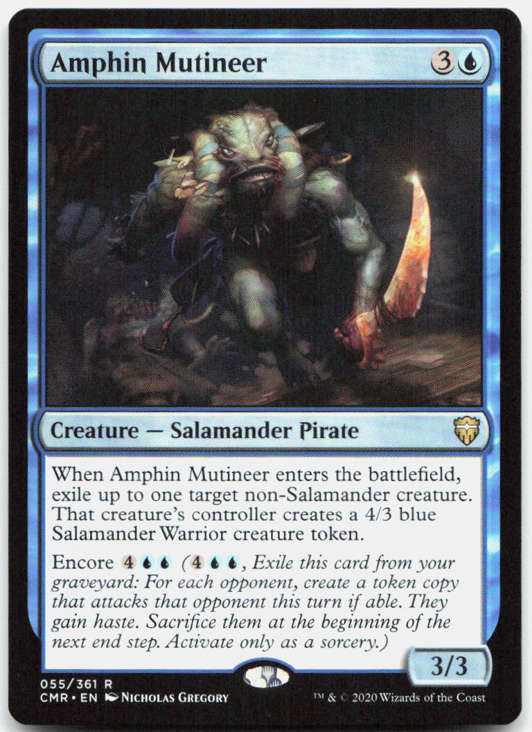 Amphin Mutineer NM R Commander Legends 55