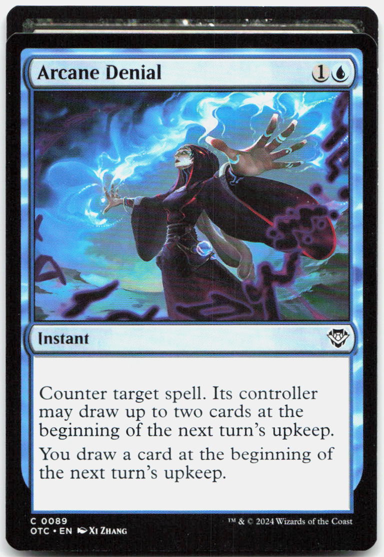 Arcane Denial NM C Commander: Outlaws of Thunder Junction 89