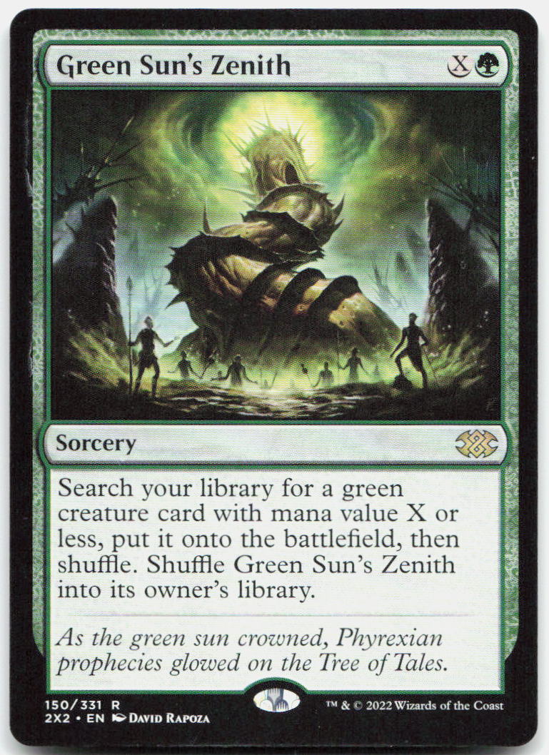 Green Sun's Zenith NM R Double Masters 2022 150