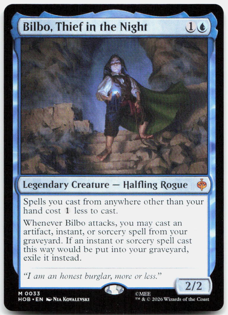 Bilbo, Thief in the Night NM M The Hobbit 33