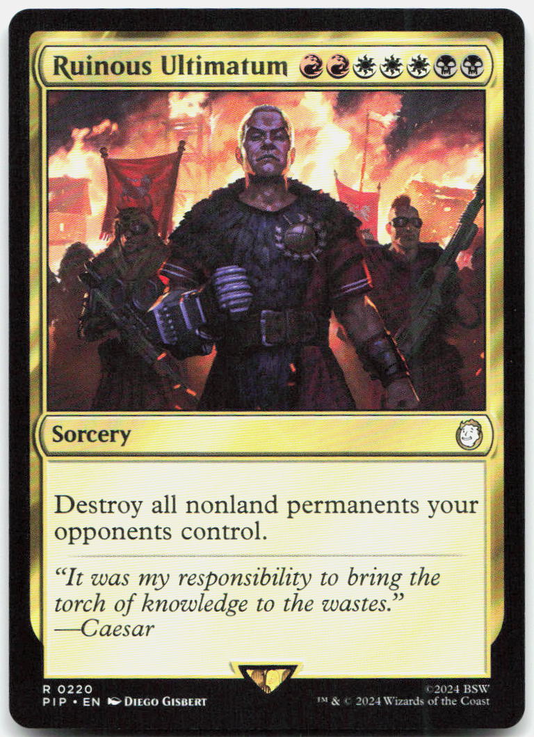 Ruinous Ultimatum NM R Universes Beyond: Fallout 220