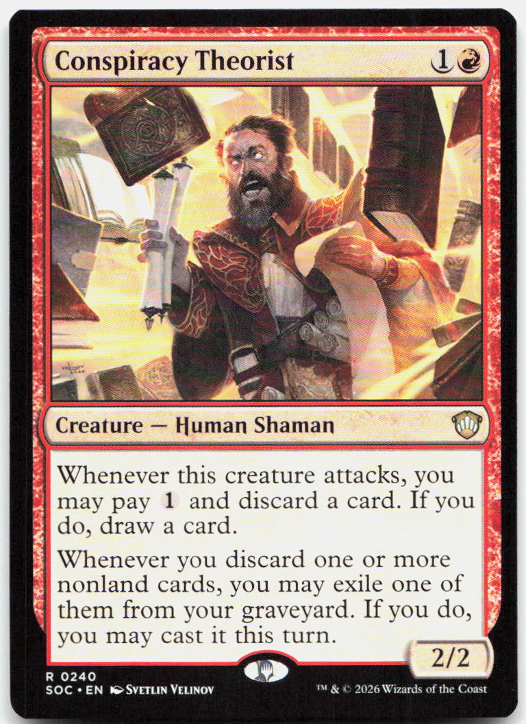 Conspiracy Theorist NM R Commander: Secrets of Strixhaven 240