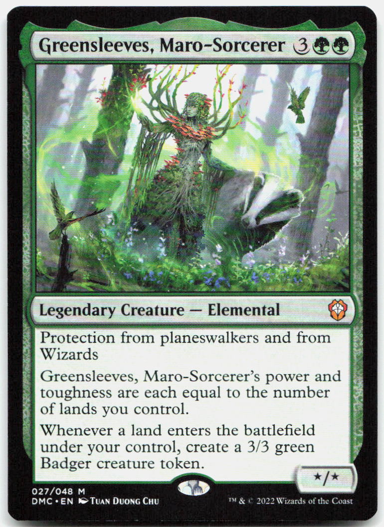 Greensleeves, Maro-Sorcerer NM M Commander: Dominaria United 27