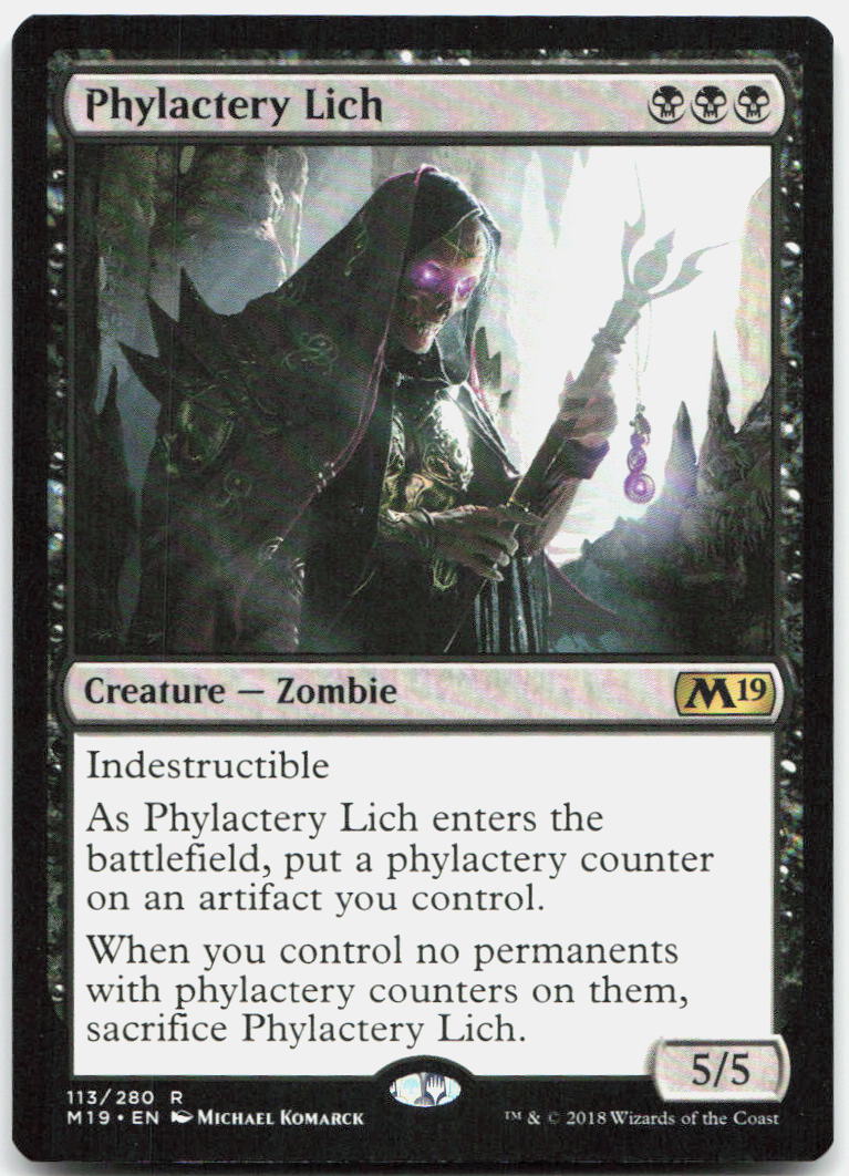 Phylactery Lich NM R Core Set 2019 113