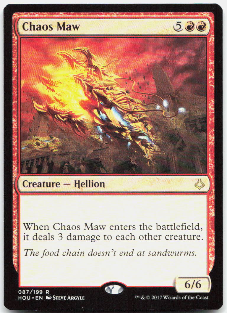 Chaos Maw NM R Hour of Devastation 87