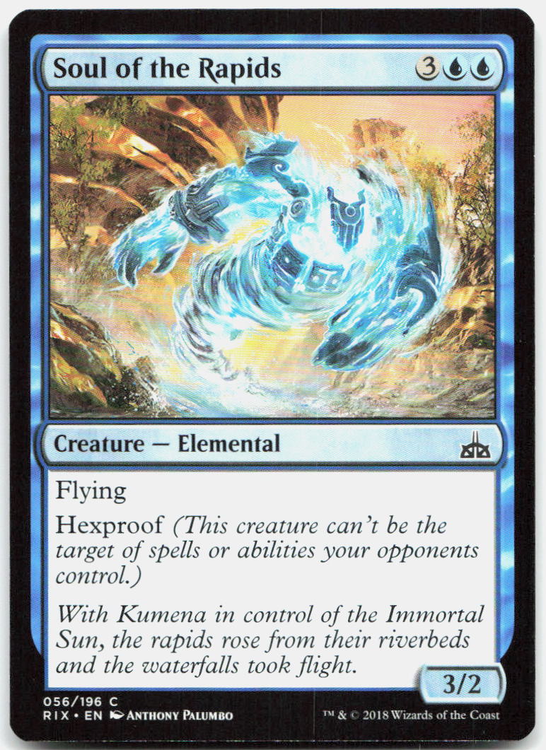 Soul of the Rapids NM C Rivals of Ixalan 56