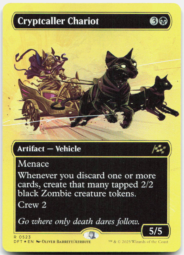 Cryptcaller Chariot (Borderless) (First-Place Foil) NM Foil R Aetherdrift 523