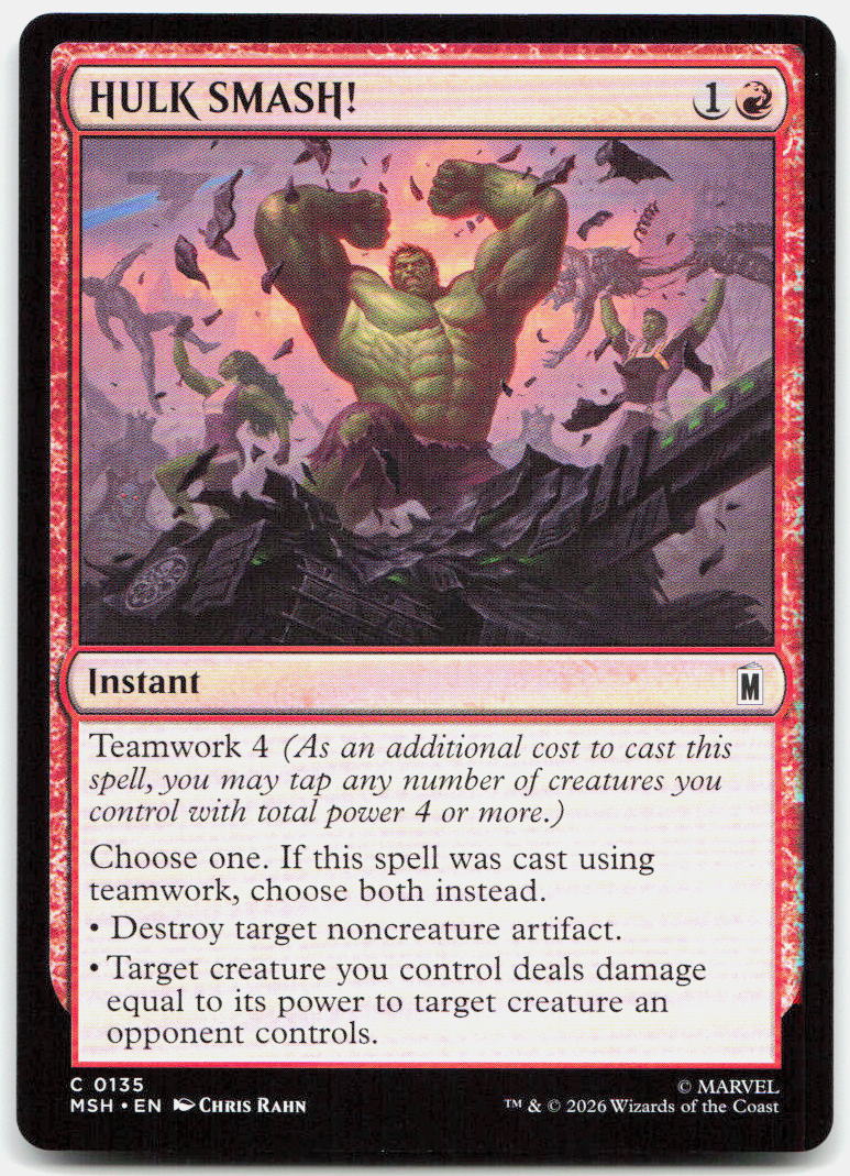 HULK SMASH! NM C Marvel Super Heroes 135