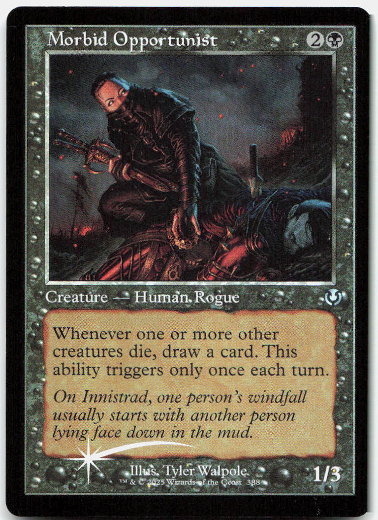 Morbid Opportunist (Retro Frame) NM Foil U Innistrad Remastered 388