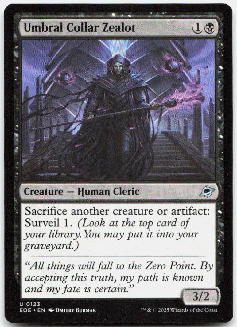 Umbral Collar Zealot NM U Edge of Eternities 123