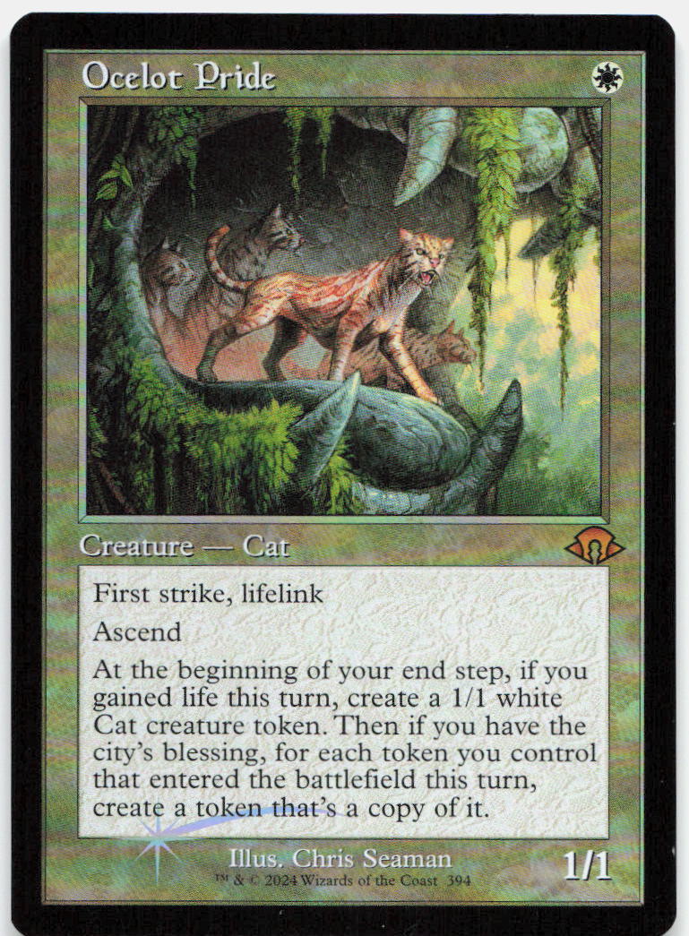 Ocelot Pride (Retro Frame) NM Foil M Modern Horizons 3 394