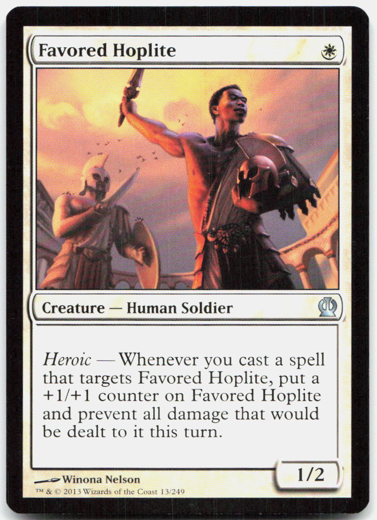 Favored Hoplite NM U Theros 13