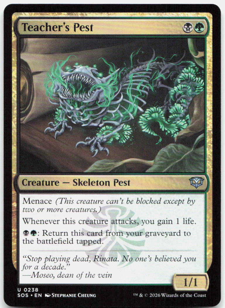 Teacher's Pest NM U Secrets of Strixhaven 238