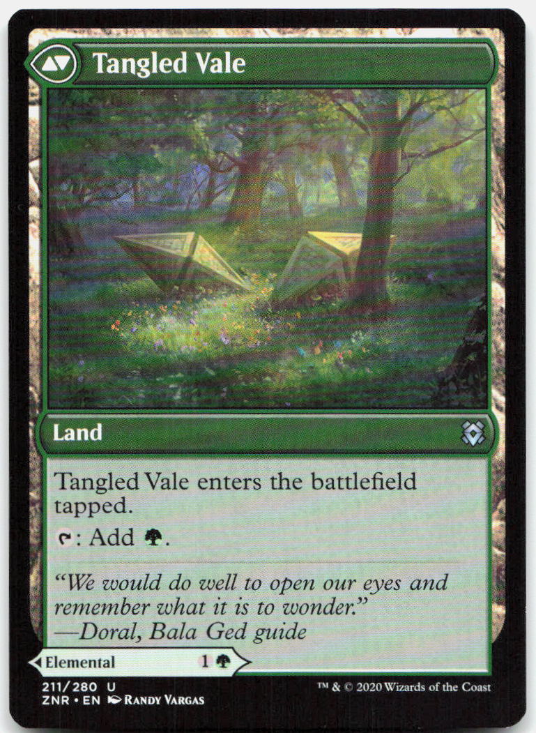 Tangled Florahedron NM U Zendikar Rising 211