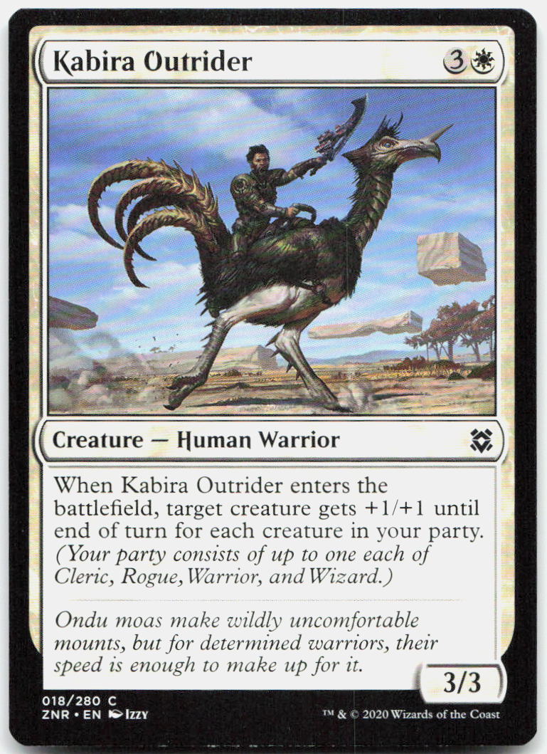 Kabira Outrider NM C Zendikar Rising 18