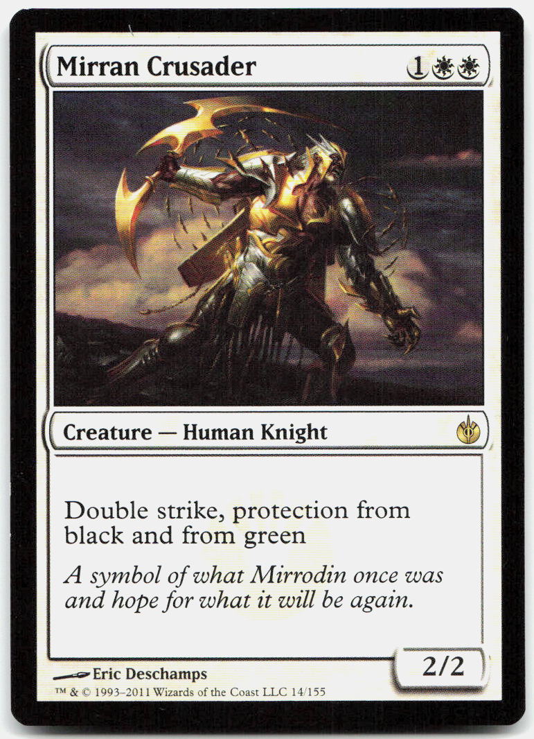 Mirran Crusader NM R Mirrodin Besieged 14