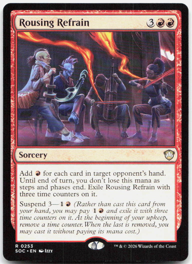 Rousing Refrain NM R Commander: Secrets of Strixhaven 253