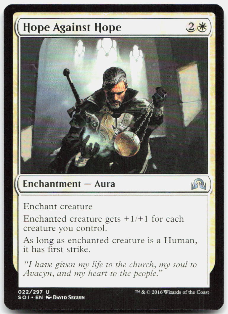 Hope Against Hope NM U Shadows over Innistrad 22