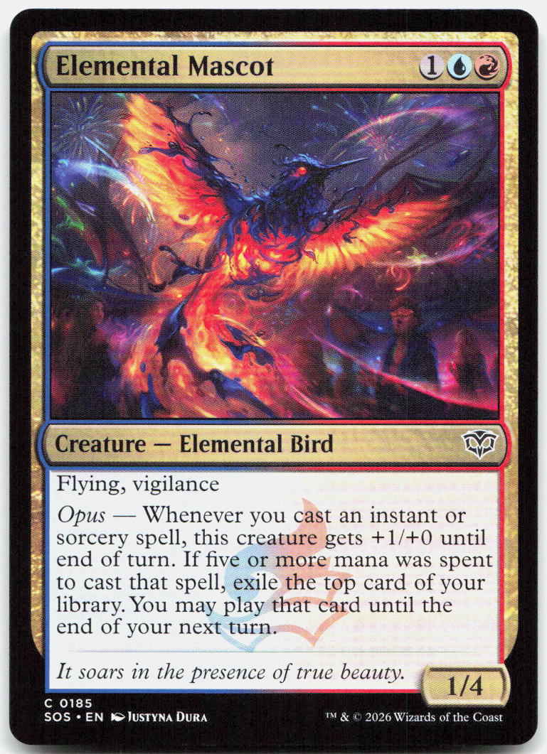 Elemental Mascot NM C Secrets of Strixhaven 185