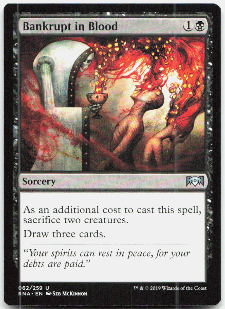 Bankrupt in Blood NM U Ravnica Allegiance 62