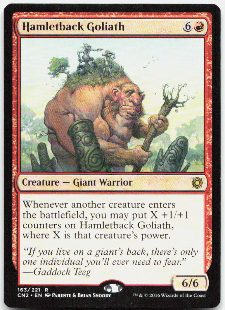 Hamletback Goliath NM R Conspiracy: Take the Crown 163