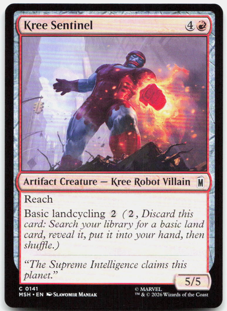 Kree Sentinel NM C Marvel Super Heroes 141