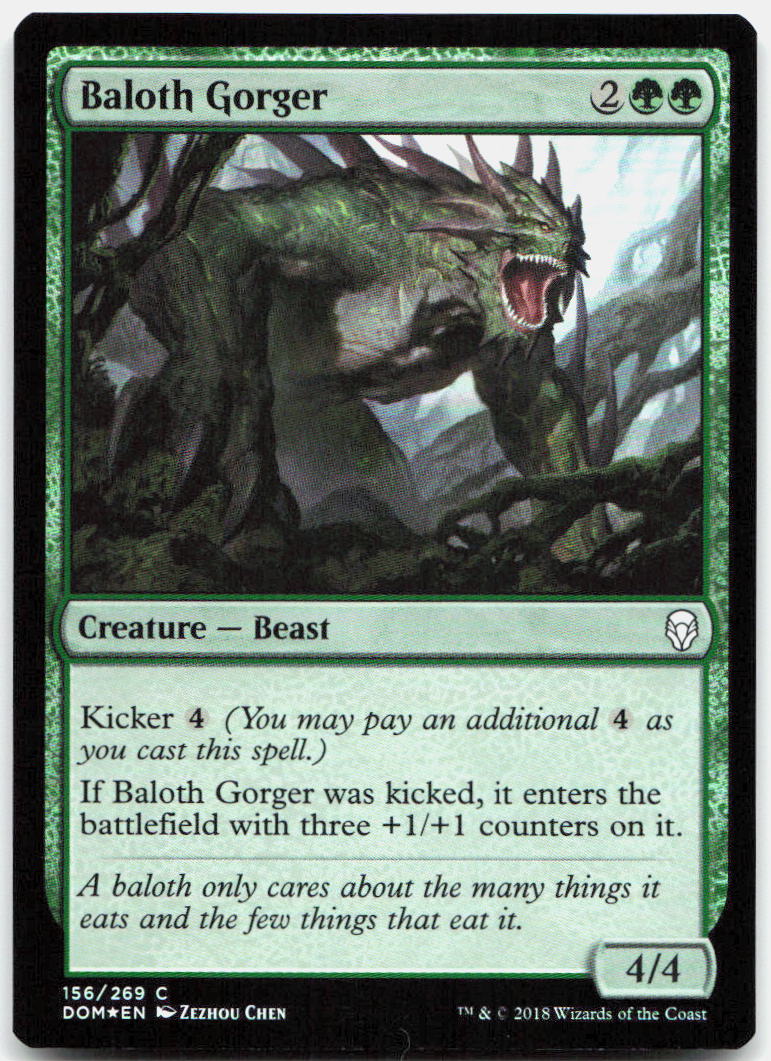 Baloth Gorger NM C Dominaria 156