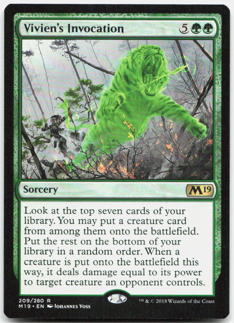 Vivien's Invocation NM R Core Set 2019 209