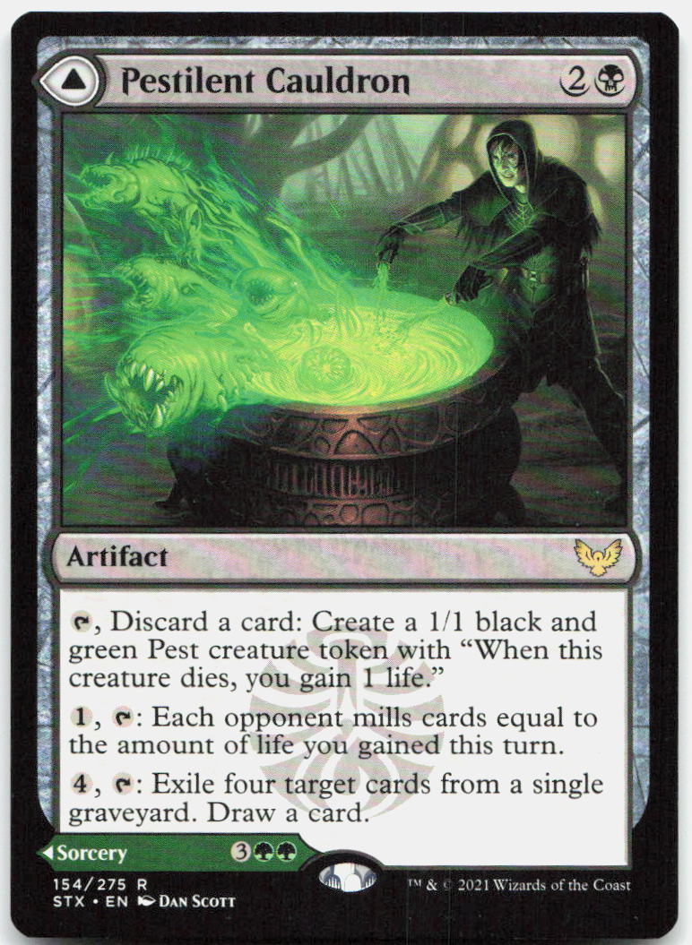 Pestilent Cauldron NM R Strixhaven: School of Mages 154