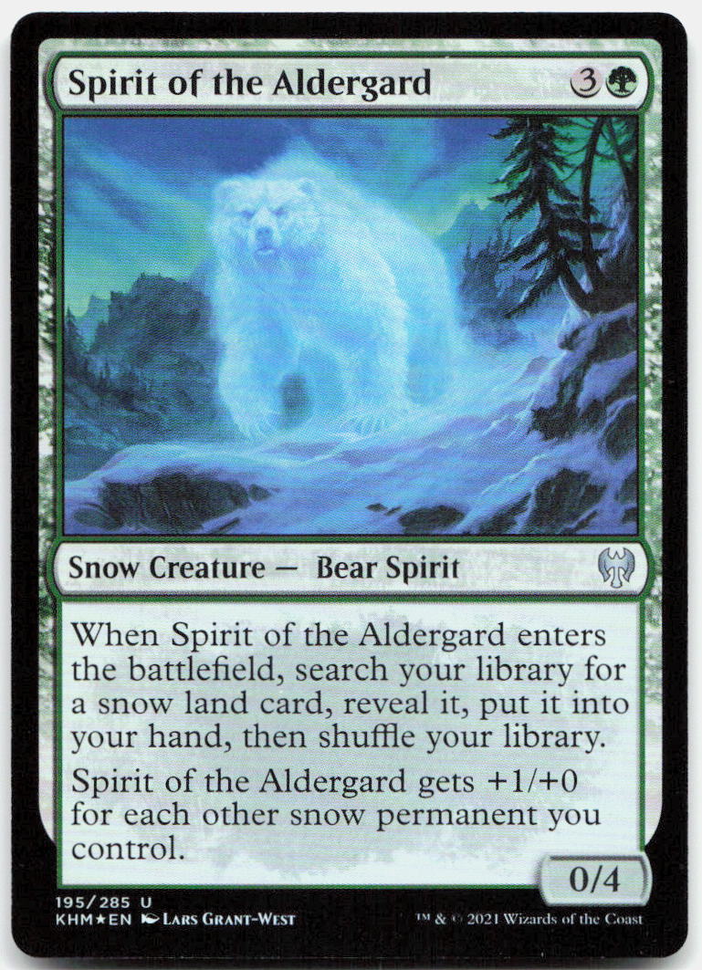 Spirit of the Aldergard NM Foil U Kaldheim 195