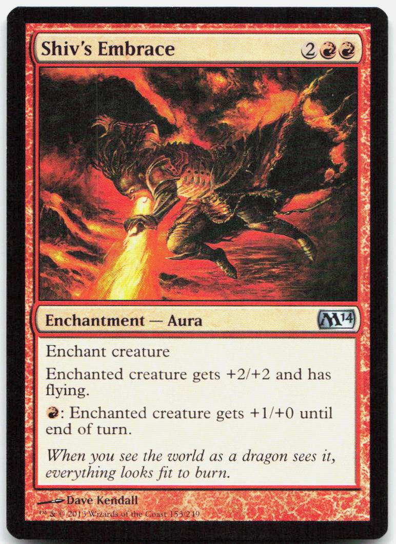 Shiv's Embrace NM U Magic 2014 (M14) 153