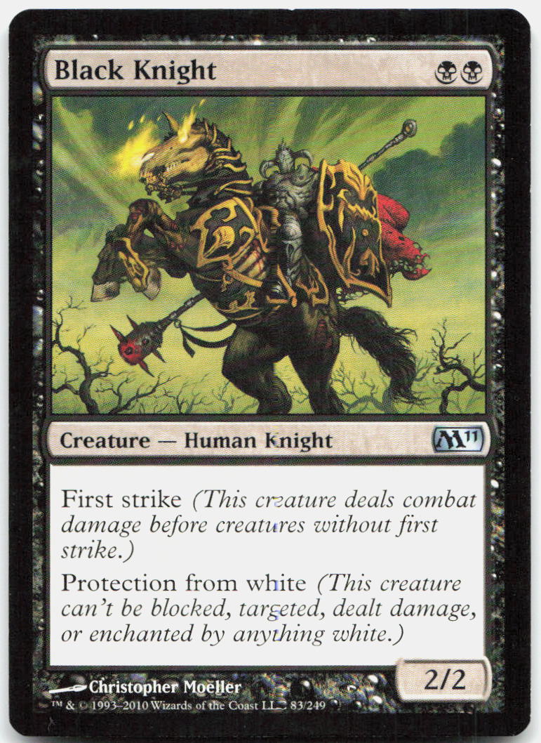 Black Knight NM U Magic 2011 (M11) 83