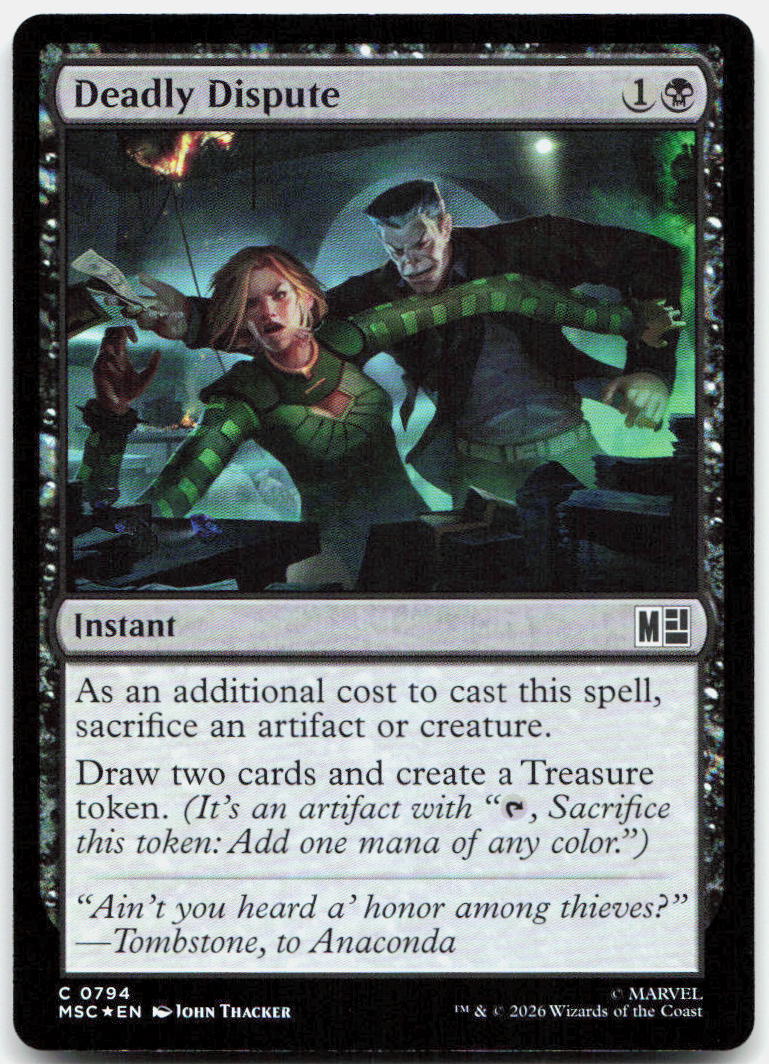 Deadly Dispute NM Foil C Commander: Marvel Super Heroes 794