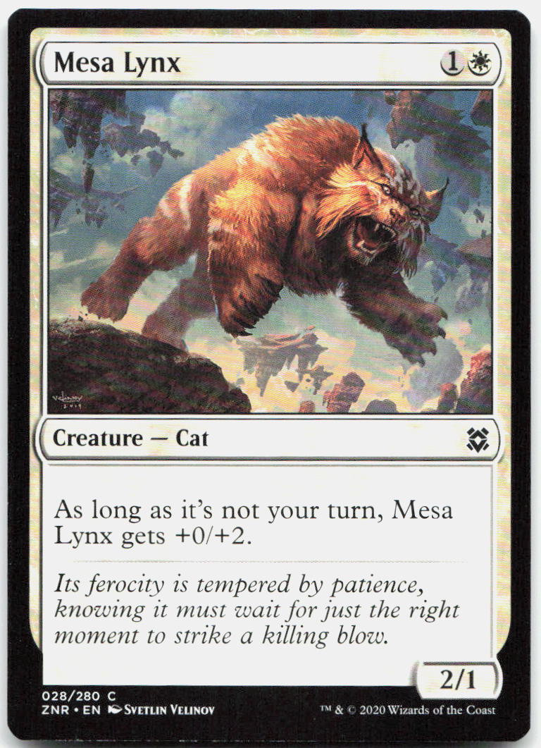 Mesa Lynx NM C Zendikar Rising 28