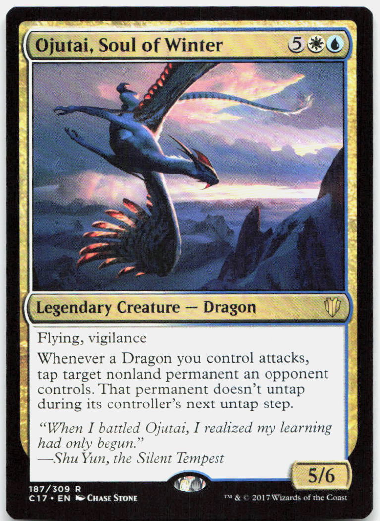 Ojutai, Soul of Winter NM R Commander 2017 187
