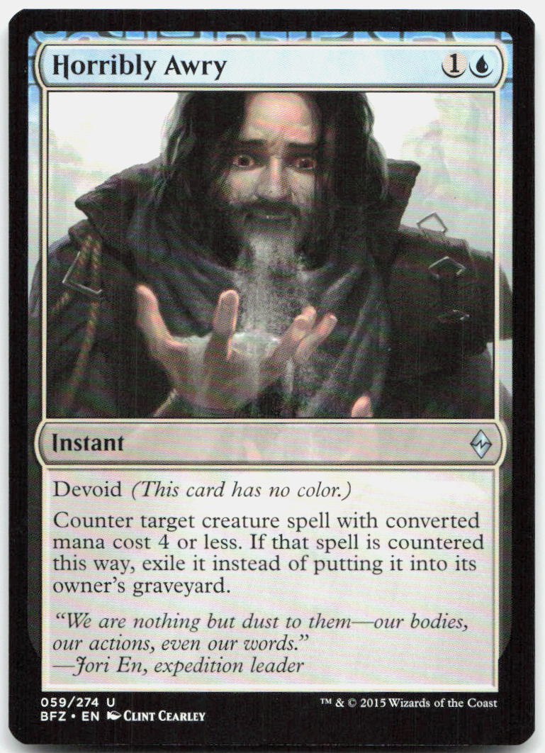Horribly Awry NM U Battle for Zendikar 59